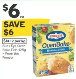 Woolworths birds eye oven bake fish offer