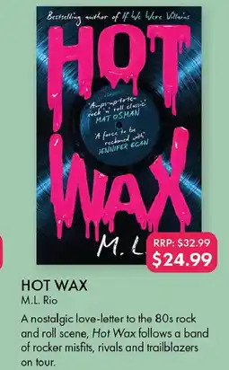 QBD Hot wax offer