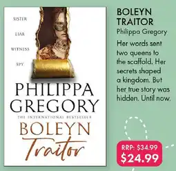 QBD Boleyn traitor offer