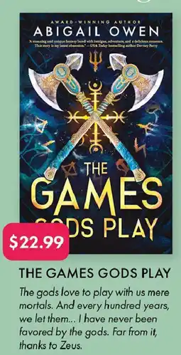 QBD The games gods play offer