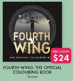 QBD Fourth wing the official colouring book offer