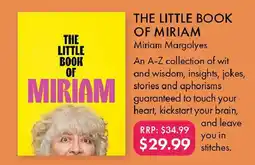 QBD The little book of miriam offer