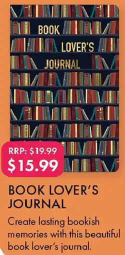 QBD Book lover's journal offer