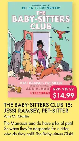 QBD The baby-sitters club 18: jessi ramsey, pet-sitter offer