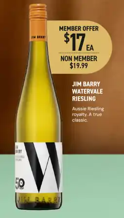 Dan Murphy's Jim barry watervale riesling offer