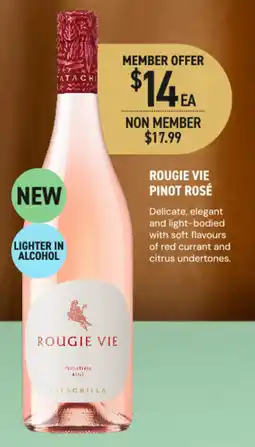 Dan Murphy's Rougie vie pinot rosé offer