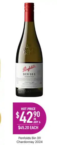 Dan Murphy's Penfolds Bin 311 Chardonnay 2024 offer
