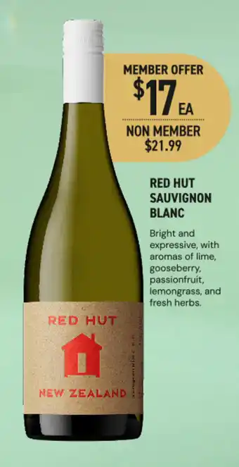Dan Murphy's Red hut sauvignon blanc offer