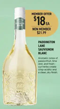 Dan Murphy's Paddington lane sauvignon blanc offer