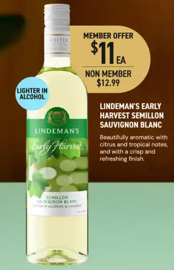 Dan Murphy's Lindeman's early harvest semillon sauvignon blanc offer
