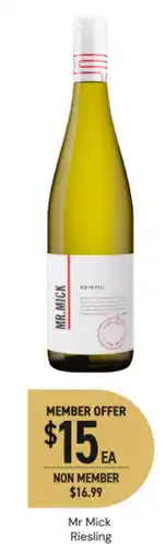 Dan Murphy's Mr mick riesling offer