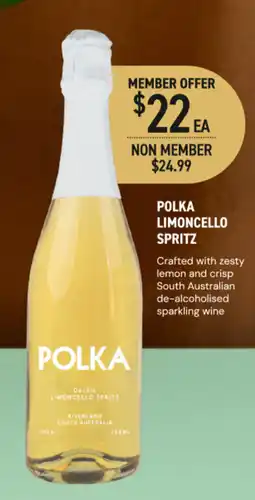 Dan Murphy's Polka limoncello spritz offer