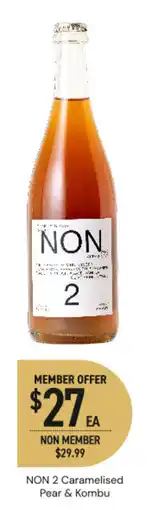 Dan Murphy's Non 2 caramelised pear & kombu offer