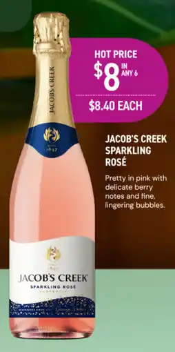 Dan Murphy's Jacob's creek sparkling rosé offer