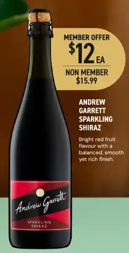 Dan Murphy's Andrew garrett sparkling shiraz offer