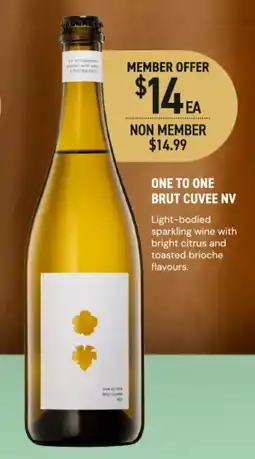 Dan Murphy's One to one brut cuvee nv offer