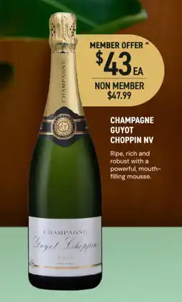 Dan Murphy's Champagne guyot choppin nv offer