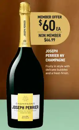 Dan Murphy's Joseph perrier nv champagne offer