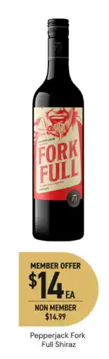 Dan Murphy's Pepperjack fork full shiraz offer