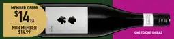 Dan Murphy's One to one shiraz offer