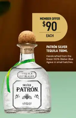 Dan Murphy's PATRÓN SILVER TEQUILA offer
