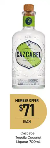 Dan Murphy's Cazcabel Tequila Coconut Liqueu offer