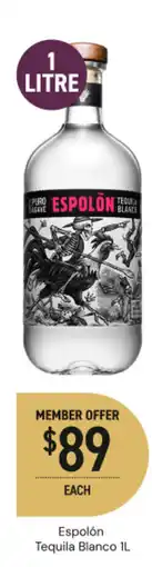 Dan Murphy's Espolón tequila blanco offer