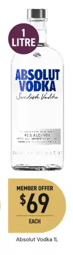 Dan Murphy's Absolut vodka offer