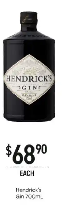 Dan Murphy's Hendrick's gin offer
