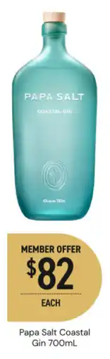 Dan Murphy's Papa salt coastal gin offer