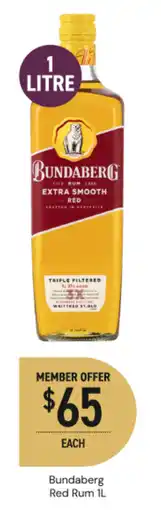 Dan Murphy's Bundaberg red rum offer