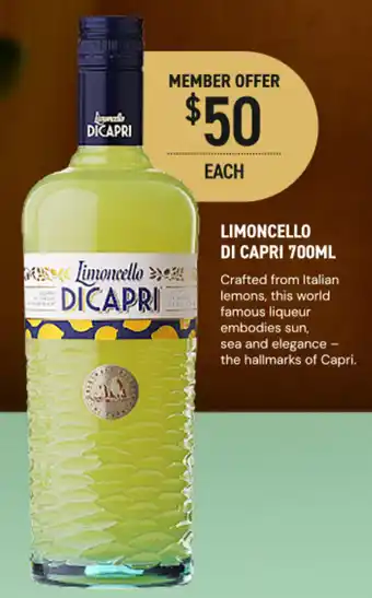 Dan Murphy's Limoncello di capri offer