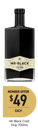 Dan Murphy's Mr black cold drip offer