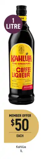 Dan Murphy's Kahlúa offer