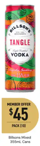 Dan Murphy's Billsons mixed cans offer