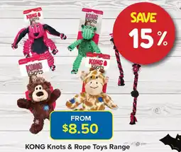 PetO Kong knots & rope toys range offer