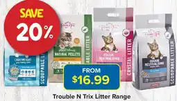 PetO Trouble N Trix Litter Range offer