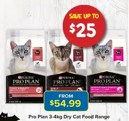 PetO Pro Plan Dry Cat Food Range offer