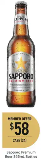 Dan Murphy's Sapporo Premium Beer Bottles offer