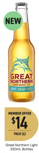 Dan Murphy's Great Northern Light Bottles offer