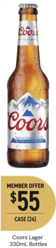 Dan Murphy's Coors Lager Bottles offer
