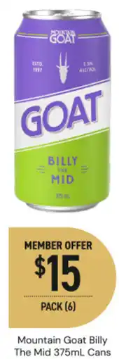 Dan Murphy's Mountain Goat Billy The Mid Cans offer