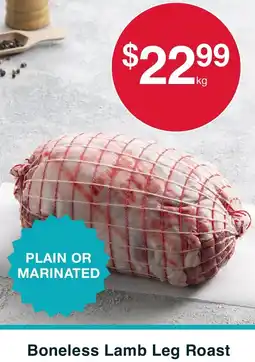 Australian Butchers Boneless Lamb Leg Roast offer