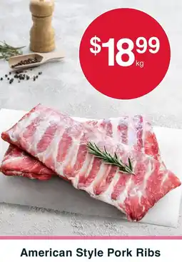 Australian Butchers American Style Pork Ribs offer