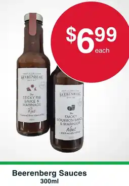 Australian Butchers Beerenberg Sauces offer