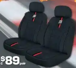 Repco Supercars Front Seat Covers offer