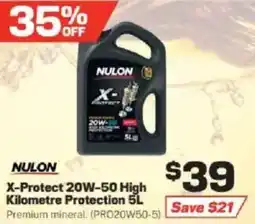 Repco Nulon X-Protect 20W-50 High Kilometre Protection offer