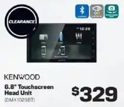 Repco Kenwood 6.8" touchscreen head unit offer