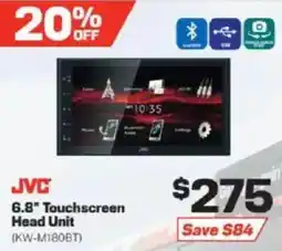 Repco JVC 6.8" Touchscreen Head Unit offer
