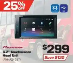 Repco Pioneer 6.2" Touchscreen Head Unit offer